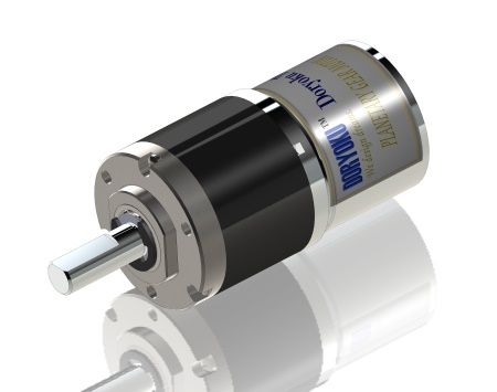 DIA37 Quiet Planet motor - DC brushed motor with gear reduction.